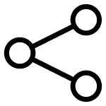 Share Nodes SVG Icon
